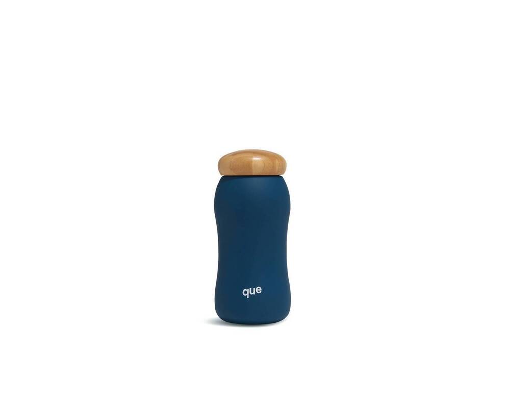 NEW QUE insulated bottle - 17oz in midnight blue